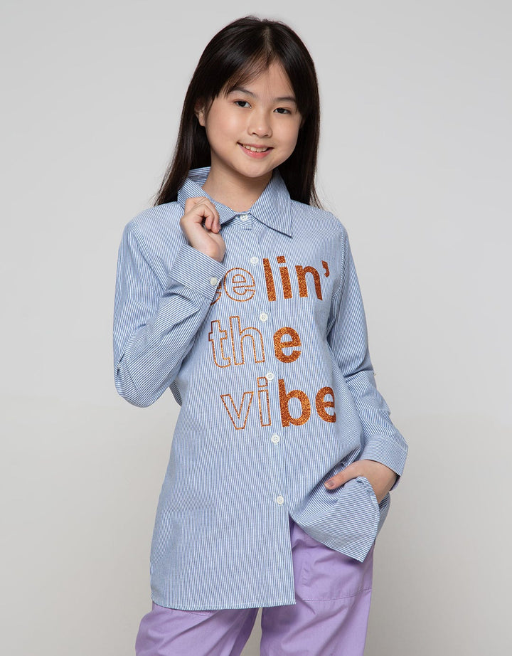 LS SHIRT TUNIC PRINT