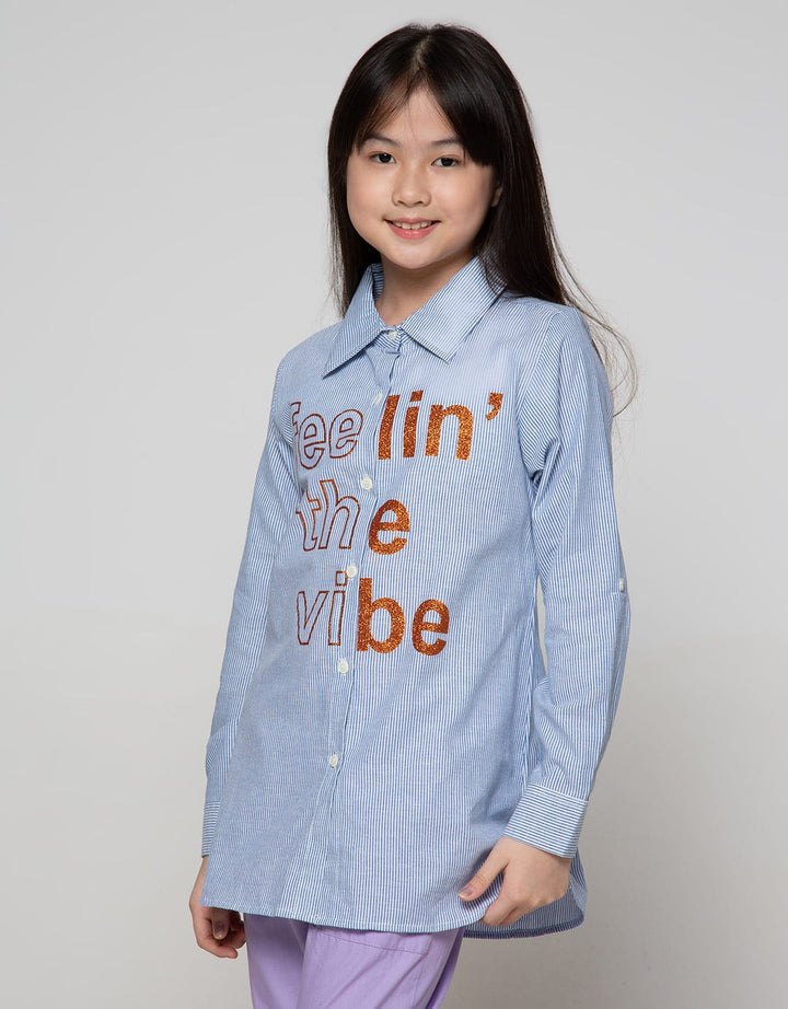 LS SHIRT TUNIC PRINT