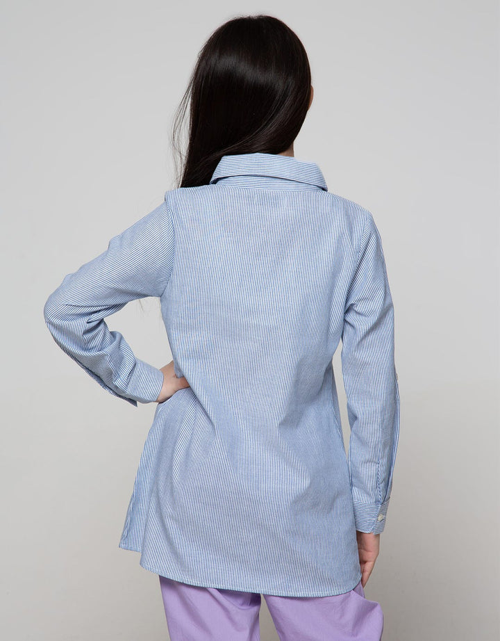 LS SHIRT TUNIC PRINT