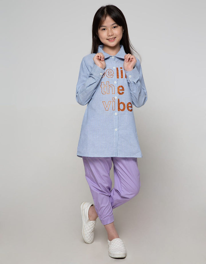 LS SHIRT TUNIC PRINT