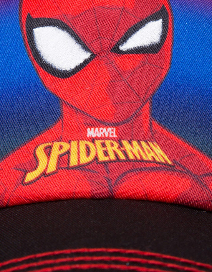 Marvel Spiderman Head Gradient Hat