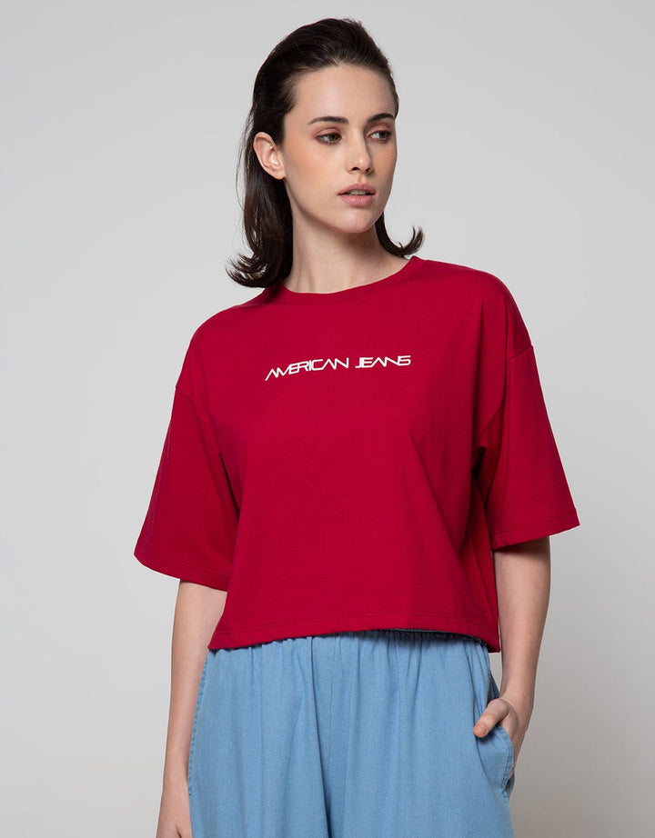 American Jeans Short Sleeve T-Shirt Tee Single Jersey