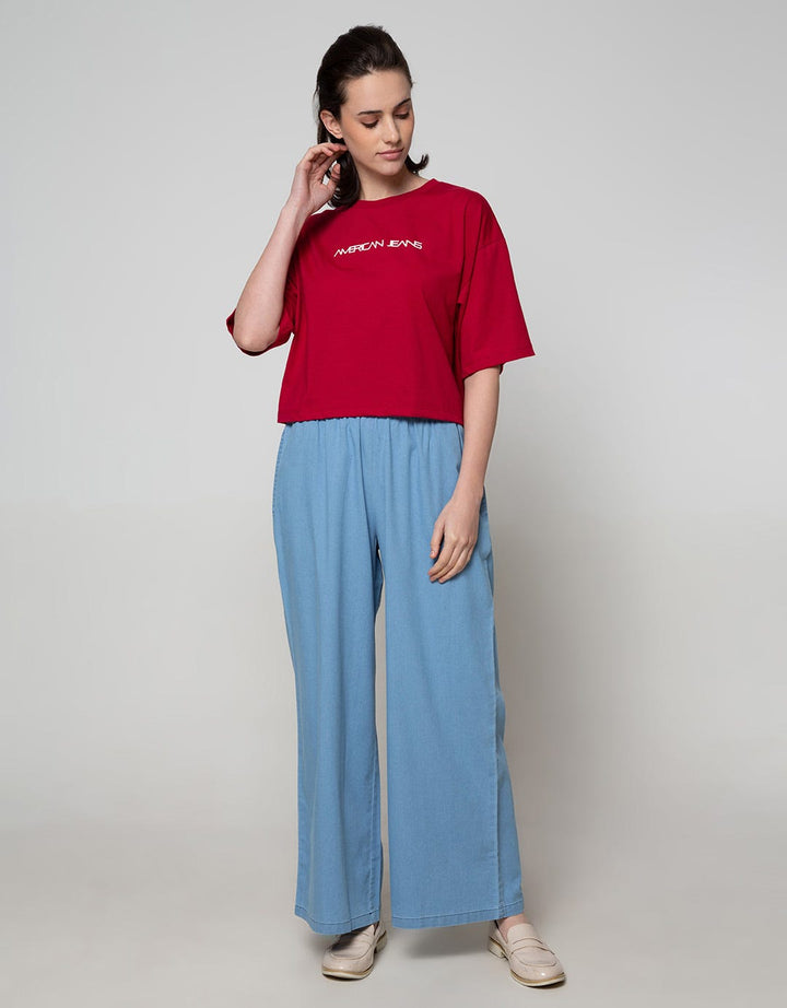 American Jeans Short Sleeve T-Shirt Tee Single Jersey