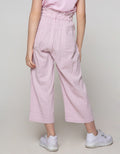 Nevada Capri Pants Bahan Kotak Kecil Garis Tipis