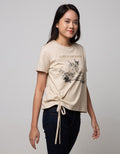 Disney  Bambi Drawstring Short Sleeve T-Shirt Tee