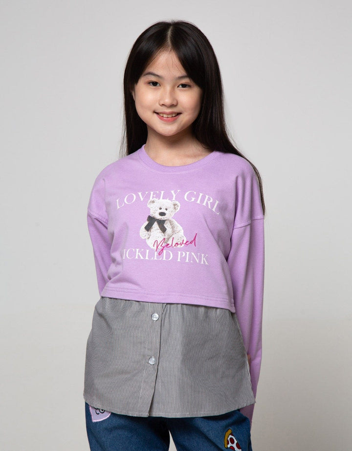 LS T-SHIRT COMB WOVE