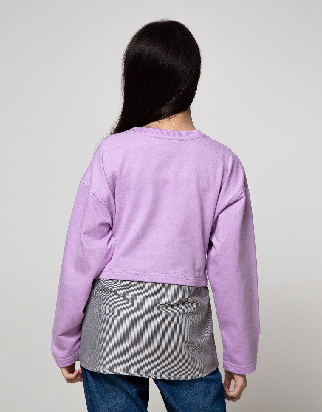 LS T-SHIRT COMB WOVE
