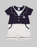 Pipiniko Short Jumpsuit Romper Casual Sail
