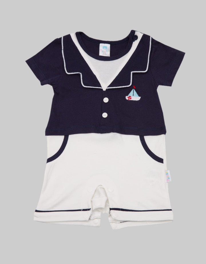 Pipiniko Short Jumpsuit Romper Casual Sail
