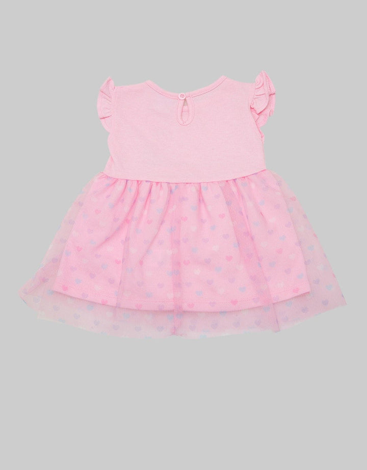Pipiniko Short Sleeve Midi Dress Dress Tulle Heart