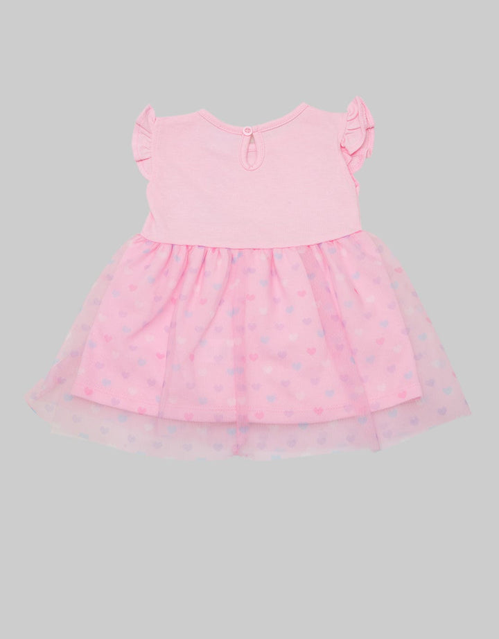 Pipiniko Short Sleeve Midi Dress Dress Tulle Heart