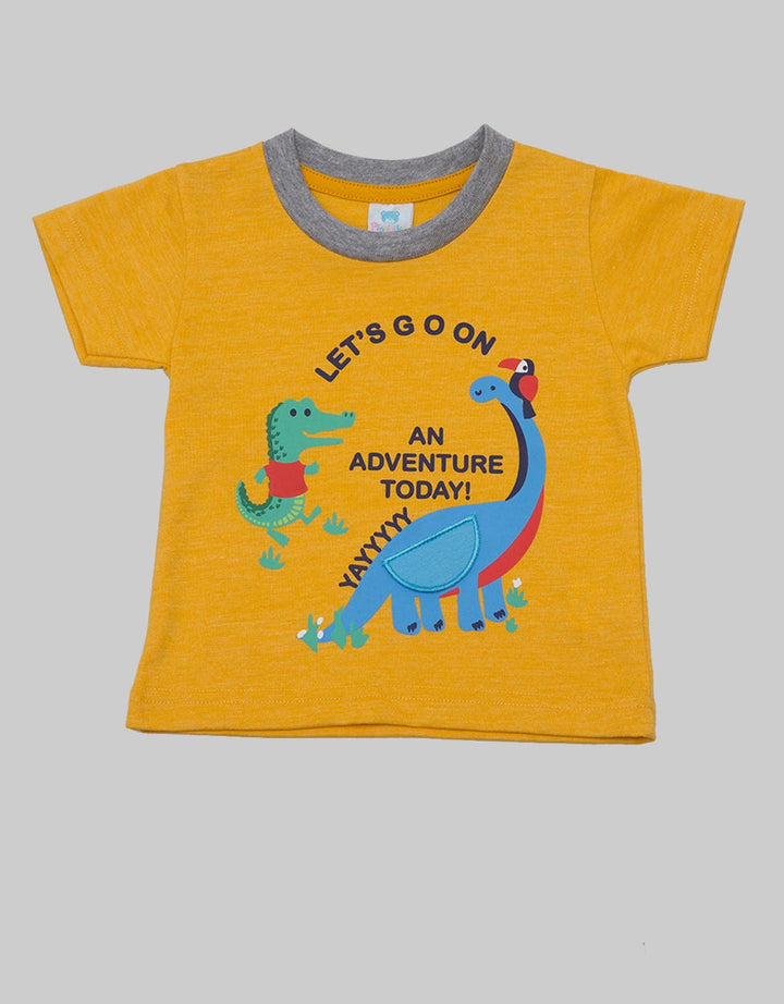 Pipiniko Short Sleeve T-Shirt Dino Tuton Aplikasi
