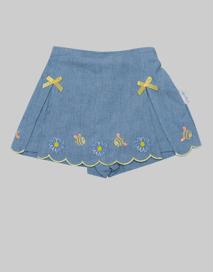 Pipiniko Midi Skirt Bee Chambray