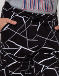 Aero Shorts Pants Tade Lines Abstrack