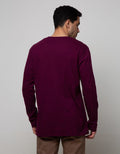 Cole Long Sleeve T-Shirt Interlock Contrast Yoke