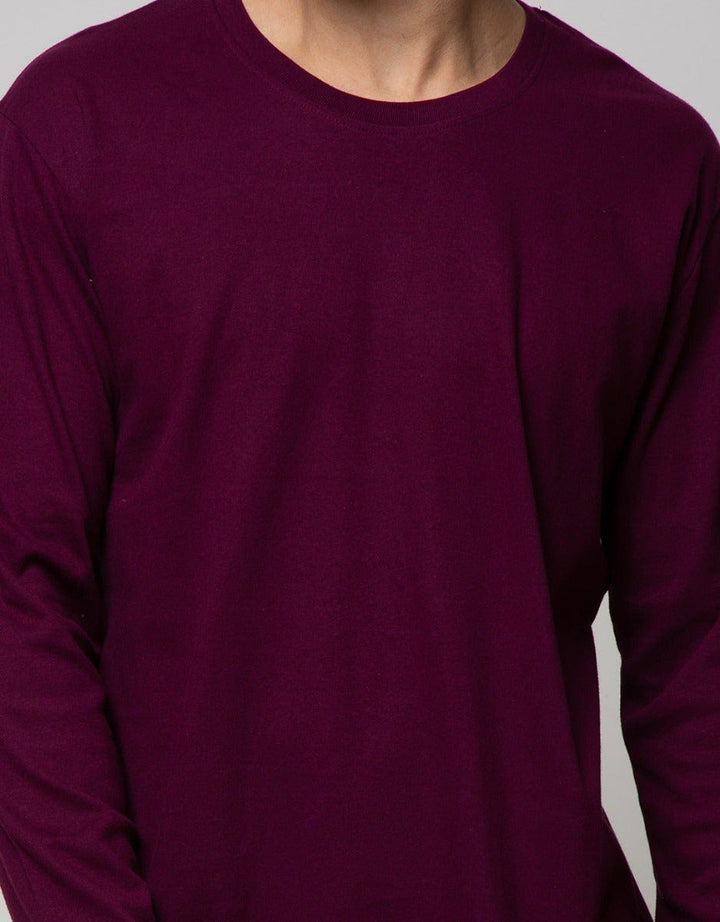 Cole Long Sleeve T-Shirt Interlock Contrast Yoke