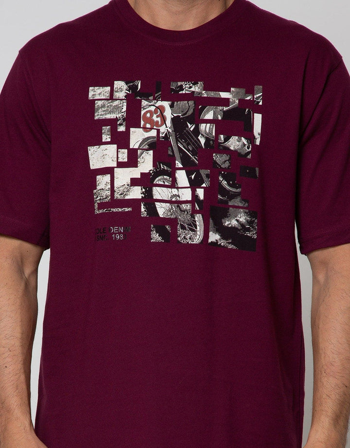 Cole Short Sleeve T-Shirt Print Bike Photo Cut