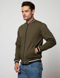 d&f Jacket Cvc Bomber Black And White Stripe