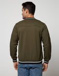d&f Jacket Cvc Bomber Black And White Stripe