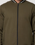 d&f Jacket Cvc Bomber Black And White Stripe
