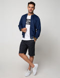 d&f Jacket Cvc Bomber Yellow stripe
