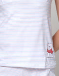 Nevada Top Boxer Set Stripe Bear Xmas