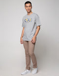 Cole Short Sleeve T-Shirt Print Cole Denim Camel Rcdnmcm:Misty Medium:L:Text:Short Sleeve T-Shirt