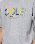 Cole Short Sleeve T-Shirt Print Cole Denim Camel Rcdnmcm:Misty Medium:L:Text:Short Sleeve T-Shirt