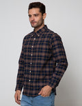 Cole Long Sleeve Shirt Med Check 1 Pocket