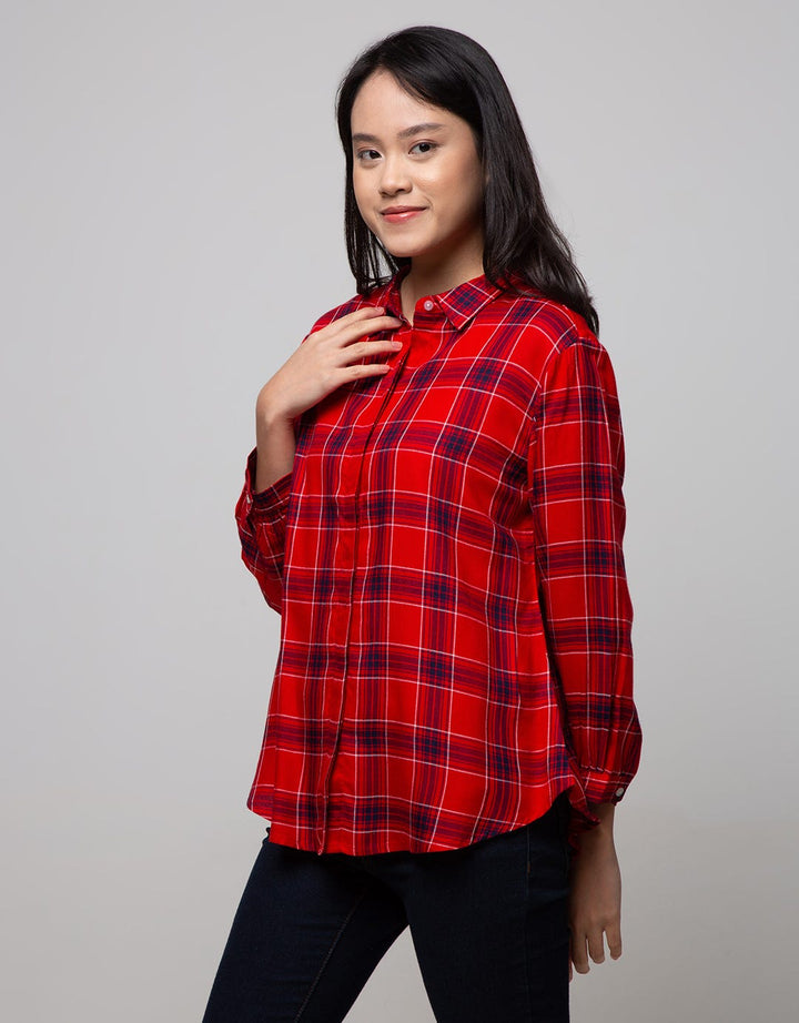 Nevada Long Sleeve Shirt Top Check