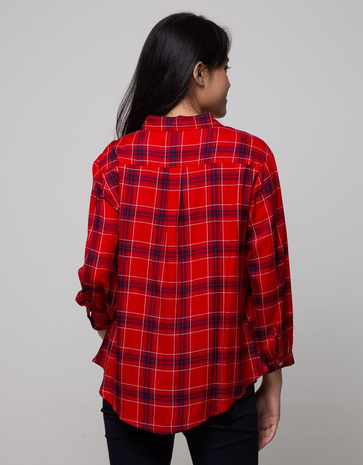 Nevada Long Sleeve Shirt Top Check