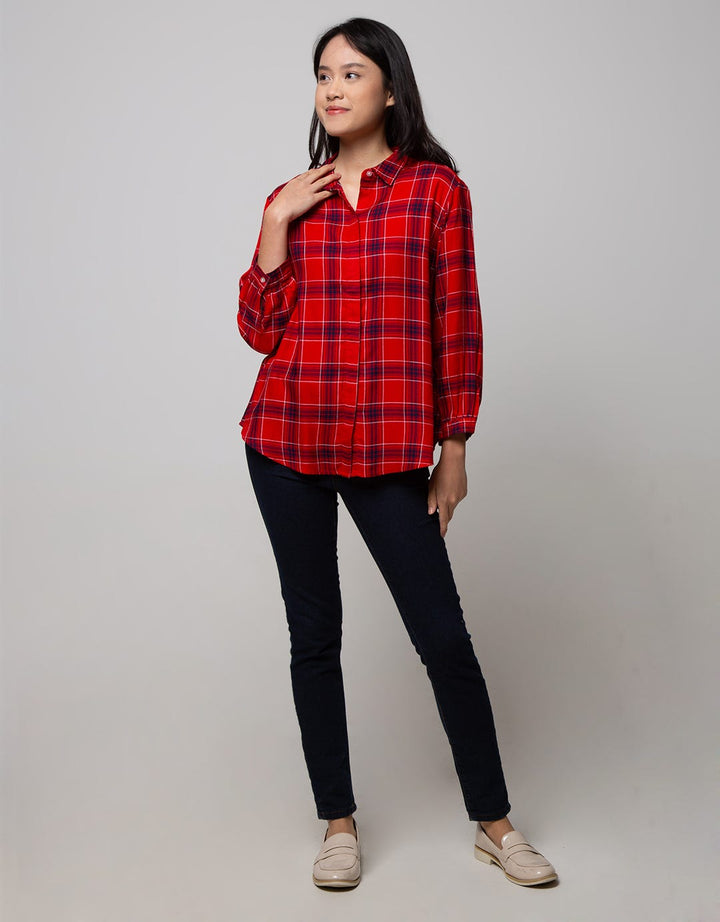 Nevada Long Sleeve Shirt Top Check