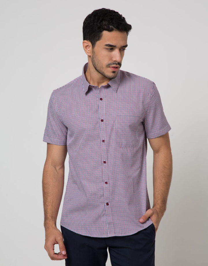 SS SHIRT CHECK SLIM
