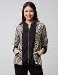 Arjuna Weda Chess Board Batik Blouse