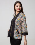 Arjuna Weda Chess Board Batik Blouse