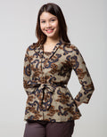 Arjuna Weda Women's Batik Blouse Mega Mendung II