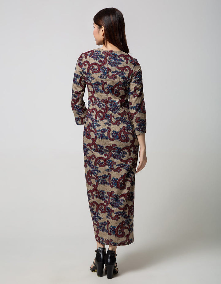 Arjuna Weda Long Dress Batik Mega Mendung II