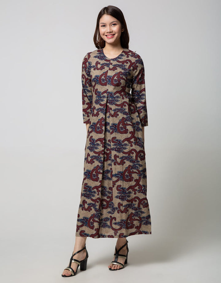Arjuna Weda Long Dress Batik Mega Mendung II
