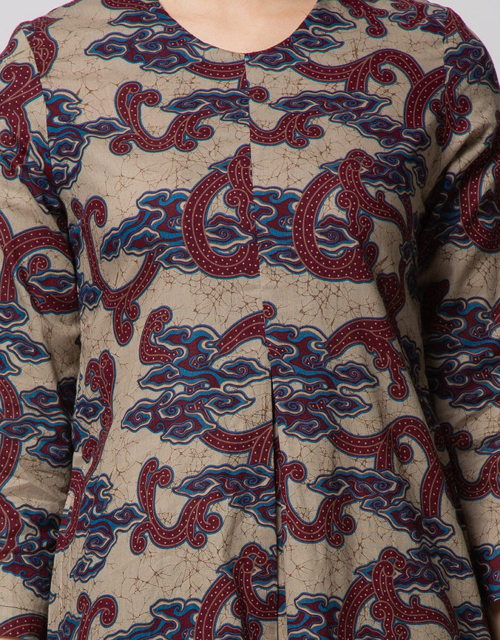 Arjuna Weda Long Dress Batik Mega Mendung II