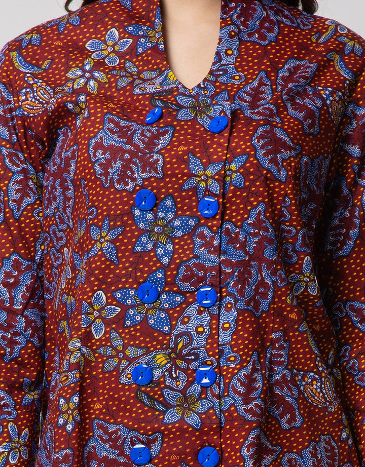 Arjuna Weda Blouse Batik Sawat Nitik Rentes
