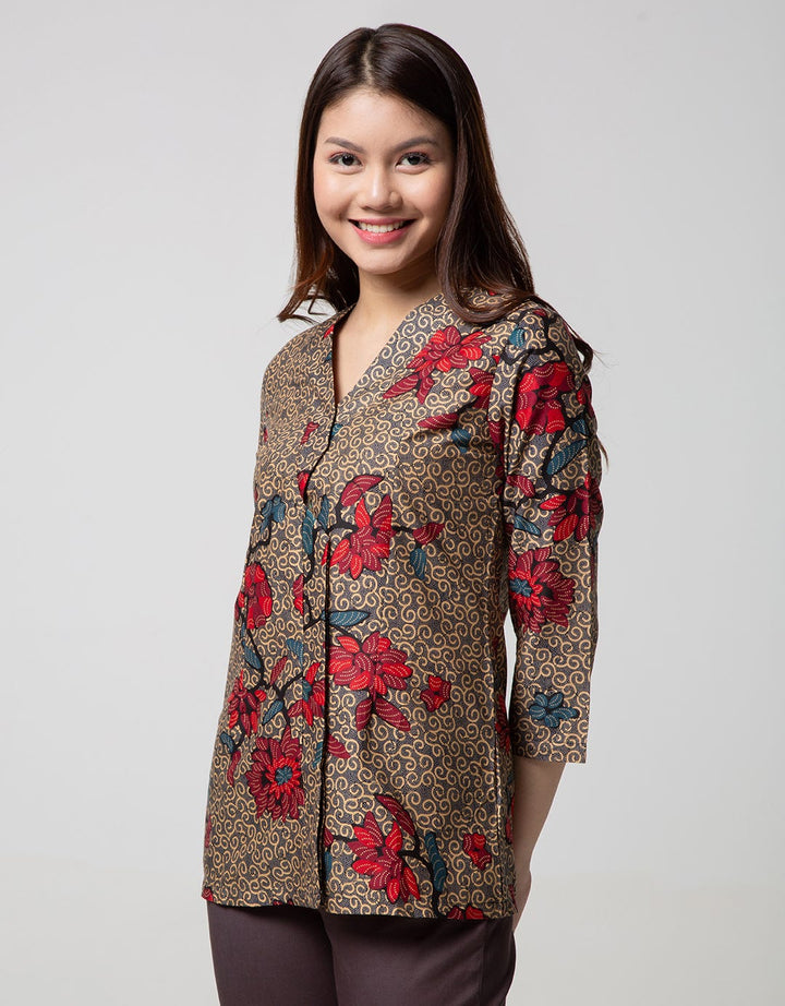 Arjuna Weda Blouse Sawat Ukel Flowers
