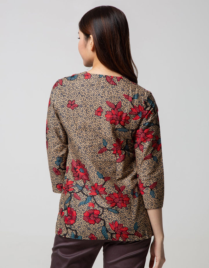 Arjuna Weda Blouse Sawat Ukel Flowers