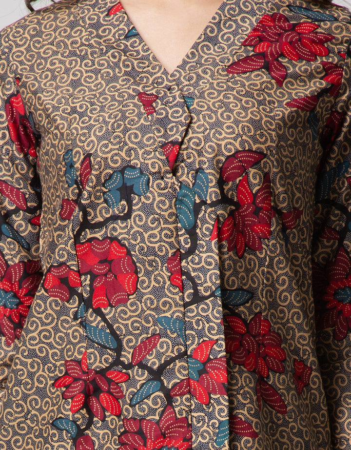 Arjuna Weda Blouse Sawat Ukel Flowers