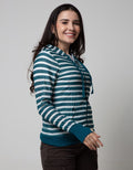 Cardinal Girl Sweater Stripe