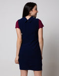 Cardinal Femme Wave Cutting Dress