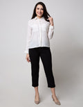 Cardinal Femme Shirt With Lace Sleeve