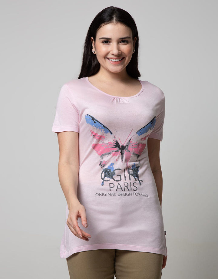 Cardinal Ladies T-Shirt Butterfly