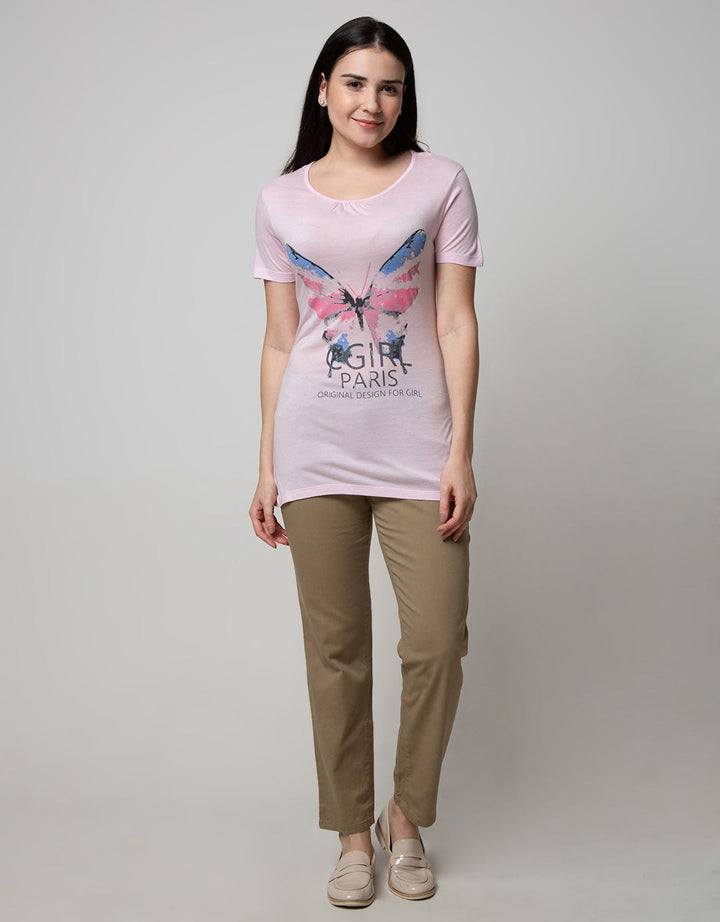 Cardinal Ladies T-Shirt Butterfly