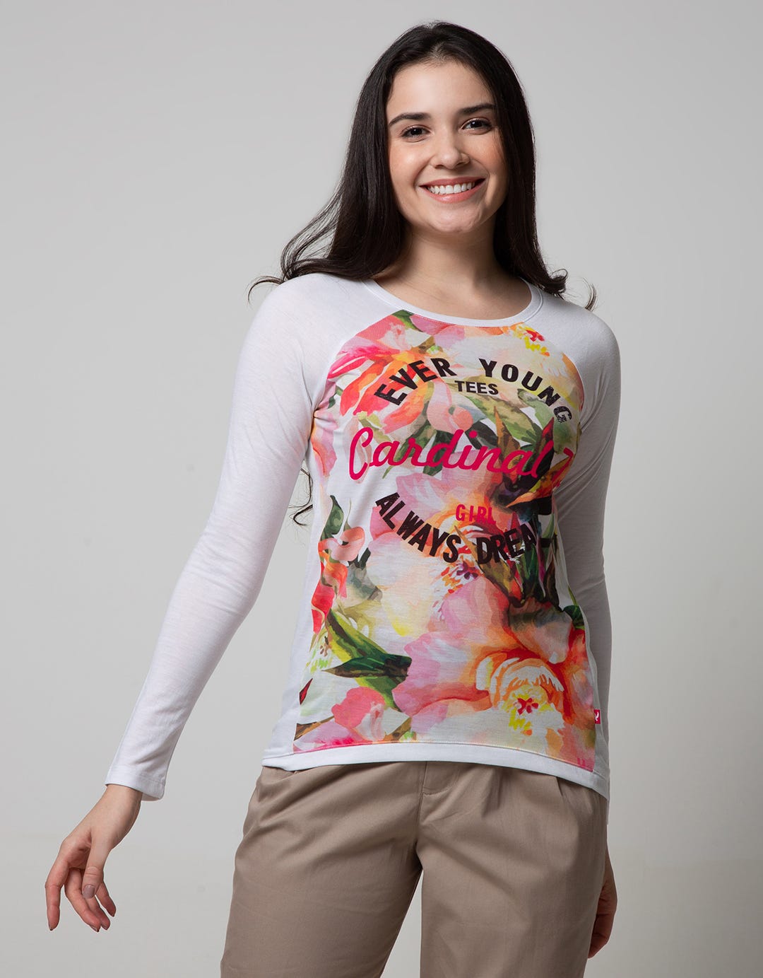 Cardinal Ladies T-Shirt Long Sleeve
