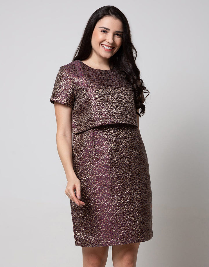 Cardinal Femme Layer Look Dress